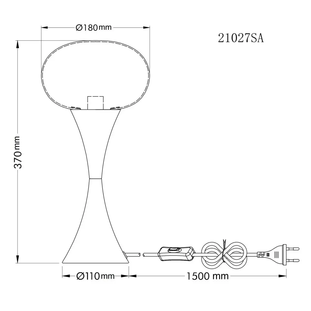 4. stona lampa Globo Lula 21027SA zlatna
