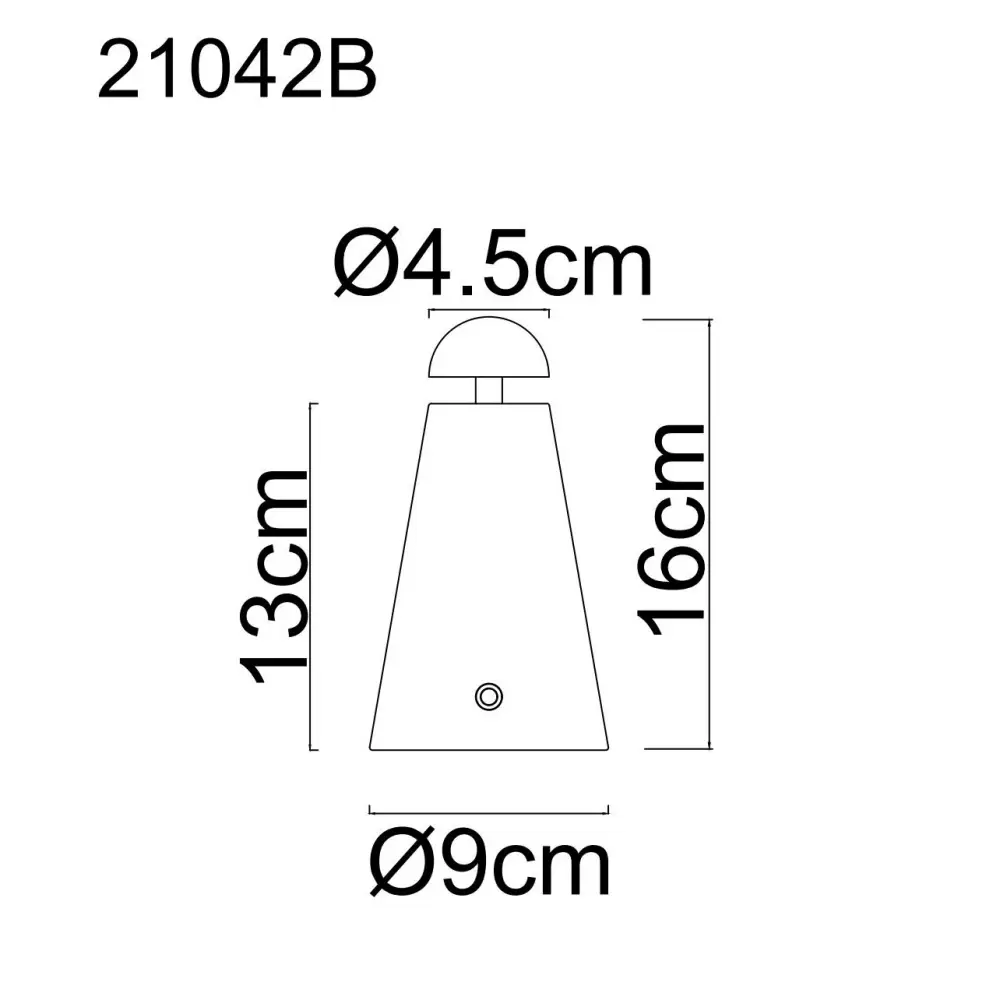 4. stona lampa Globo Liva 21042B siva