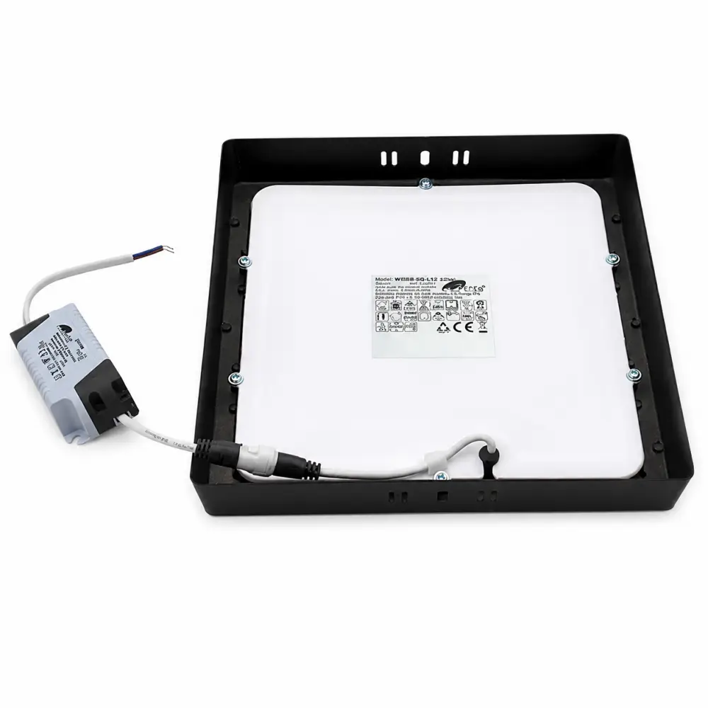 4. Nadgradni LED panel kvadratni 18W Mitea M18NK-BK-CCT