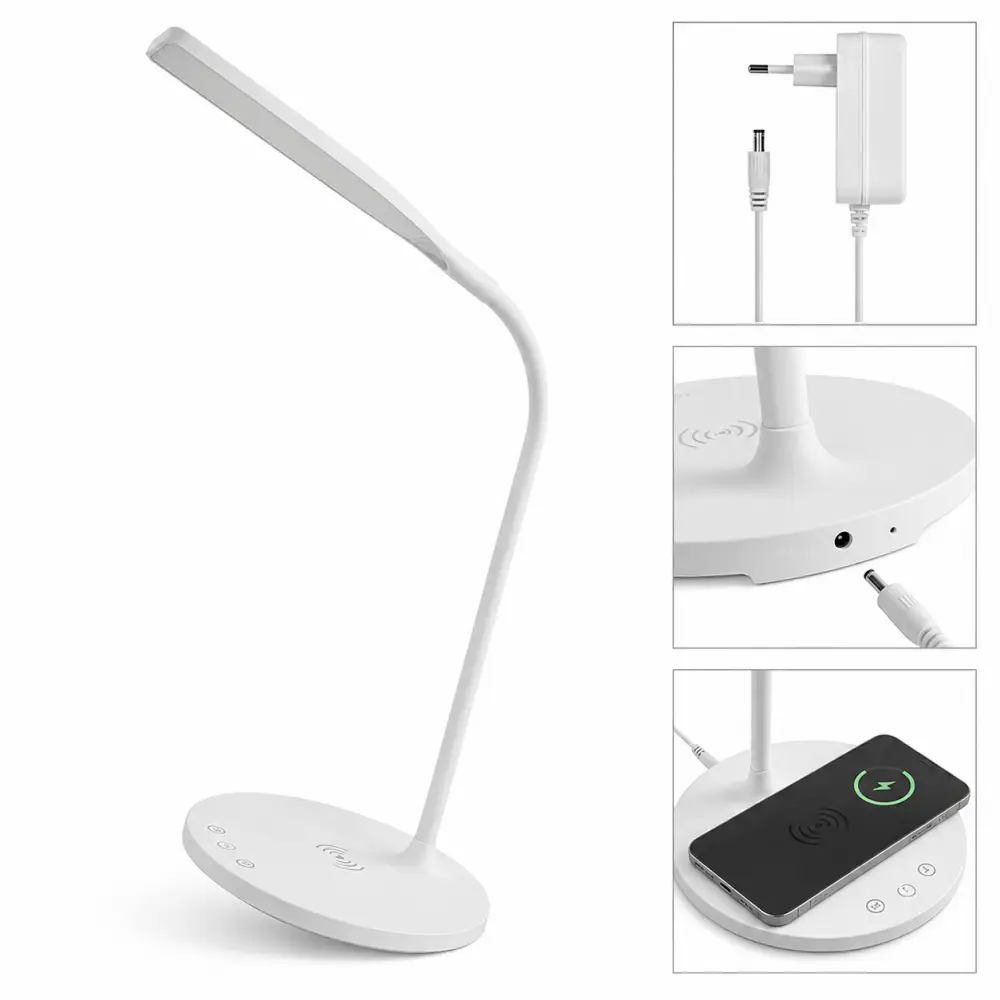 4. Stona lampa Emos Oscar Z7637W bela
