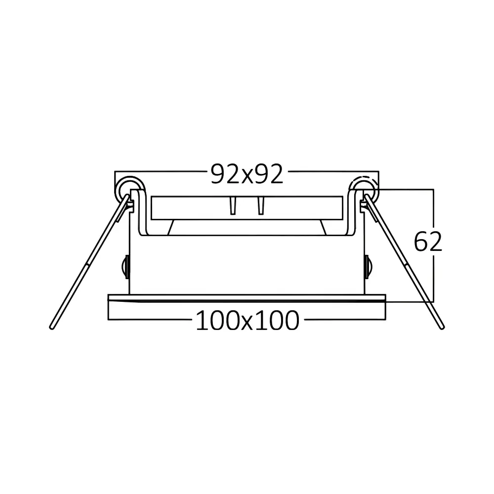 5. ugradna svetiljka Braytron BH03-04020 bela