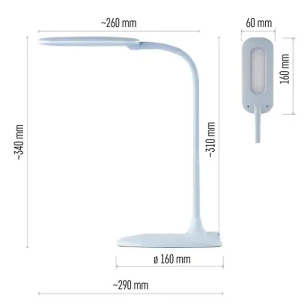 5. Stona lampa Emos Stella Z7602BL plava
