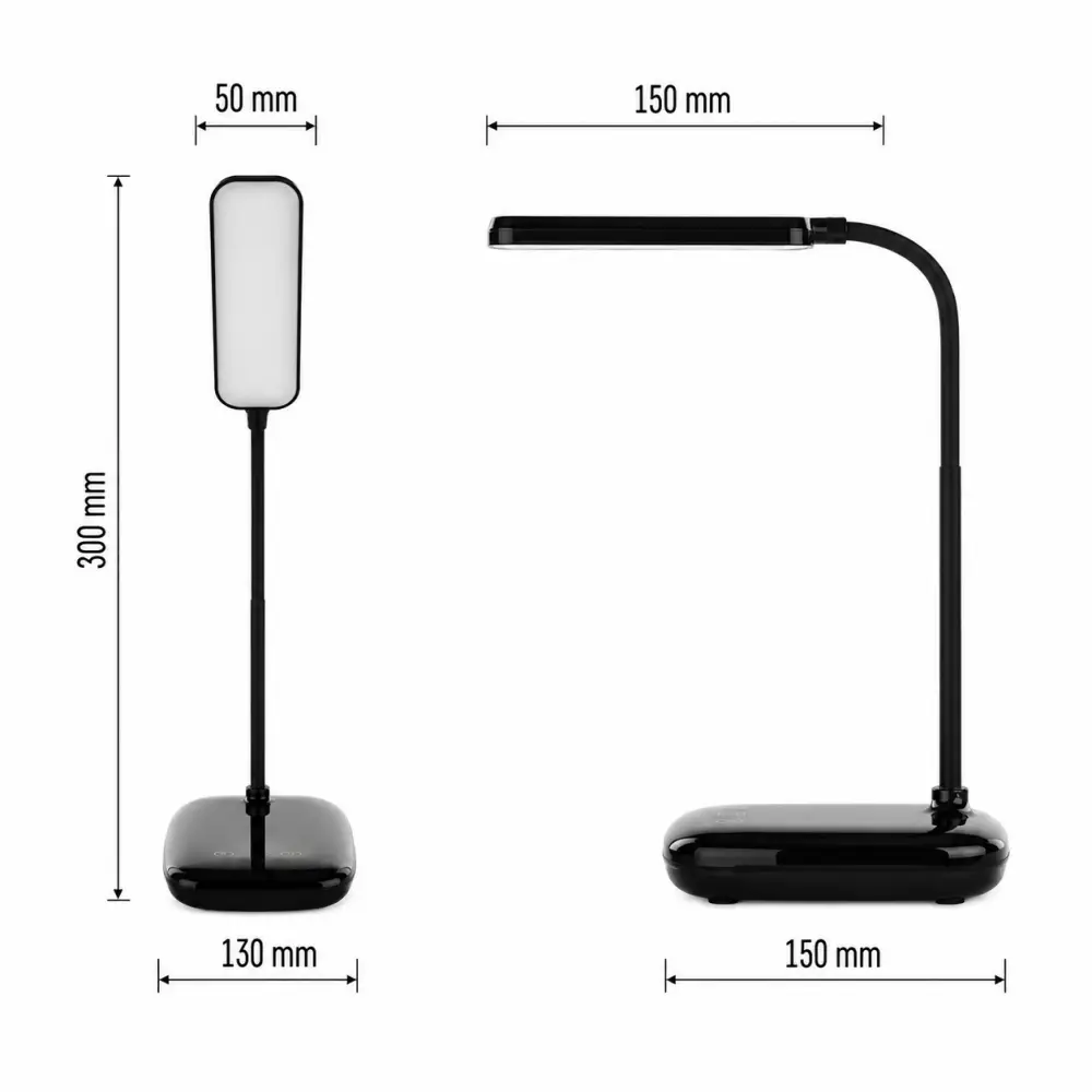 5. Stona lampa Emos Molly Z7638B crna