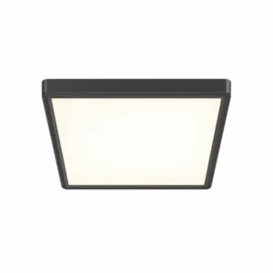 1. Nadgradni slim LED panel kvadratni crni 20W Braytron BP07-10281 CCT