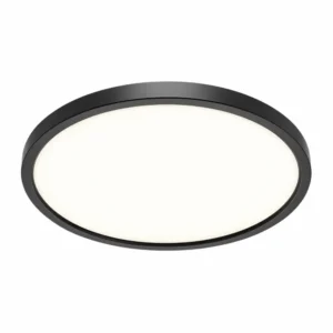 1. Nadgradni slim LED panel okrugli crni 35W Braytron BP07-20481 CCT