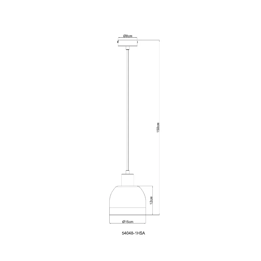 3. visilica Globo Kairo 54048-1HSA ćilibar