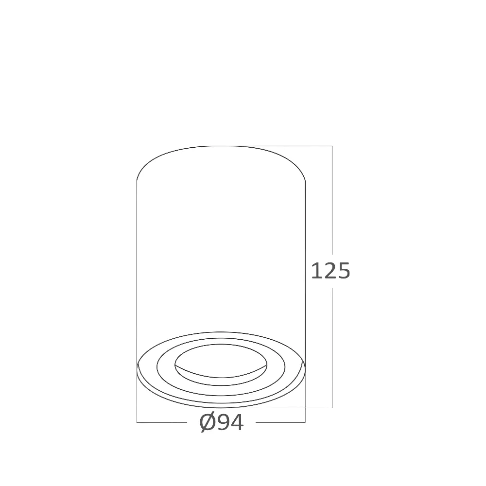 3. nadgradna svetiljka Braytron BH04-00200 bela
