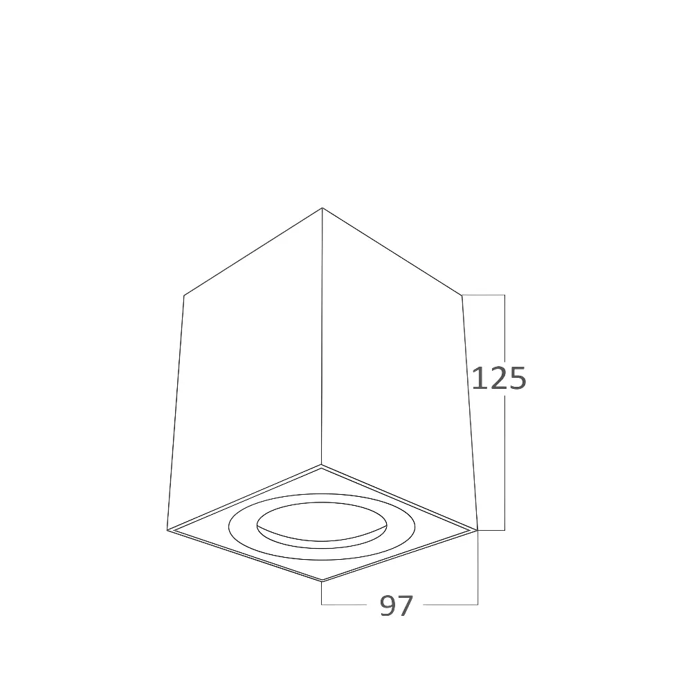 3. nadgradna svetiljka Braytron BH04-00211 crna