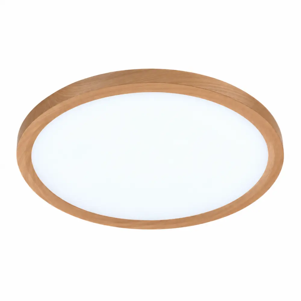 3. Nadgradni slim LED panel okrugli drvo 35W Braytron BP07-00487 CCT
