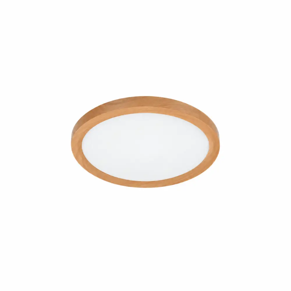 4. Nadgradni slim LED panel okrugli drvo 20W Braytron BP07-00287 CCT
