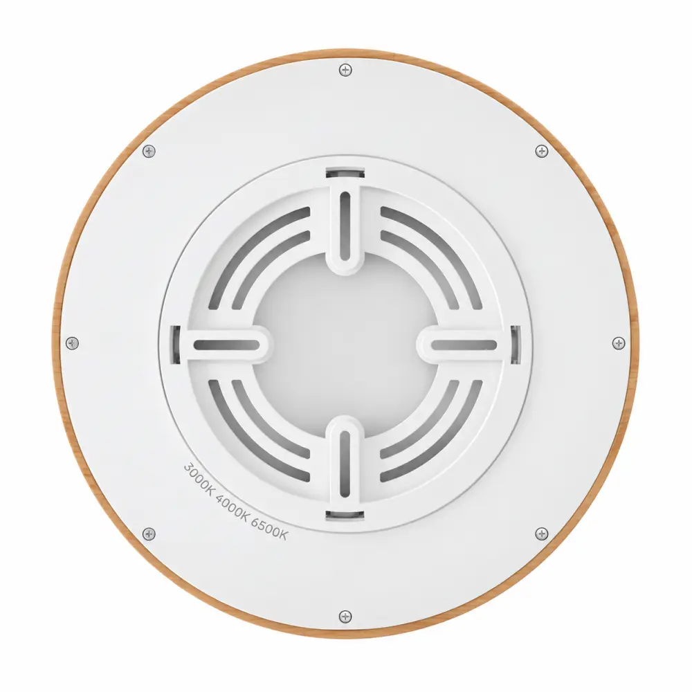 5. Nadgradni slim LED panel okrugli drvo 35W Braytron BP07-00487 CCT