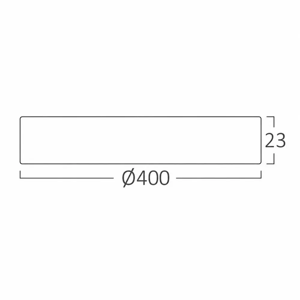 6. Nadgradni slim LED panel okrugli drvo 35W Braytron BP07-00487 CCT