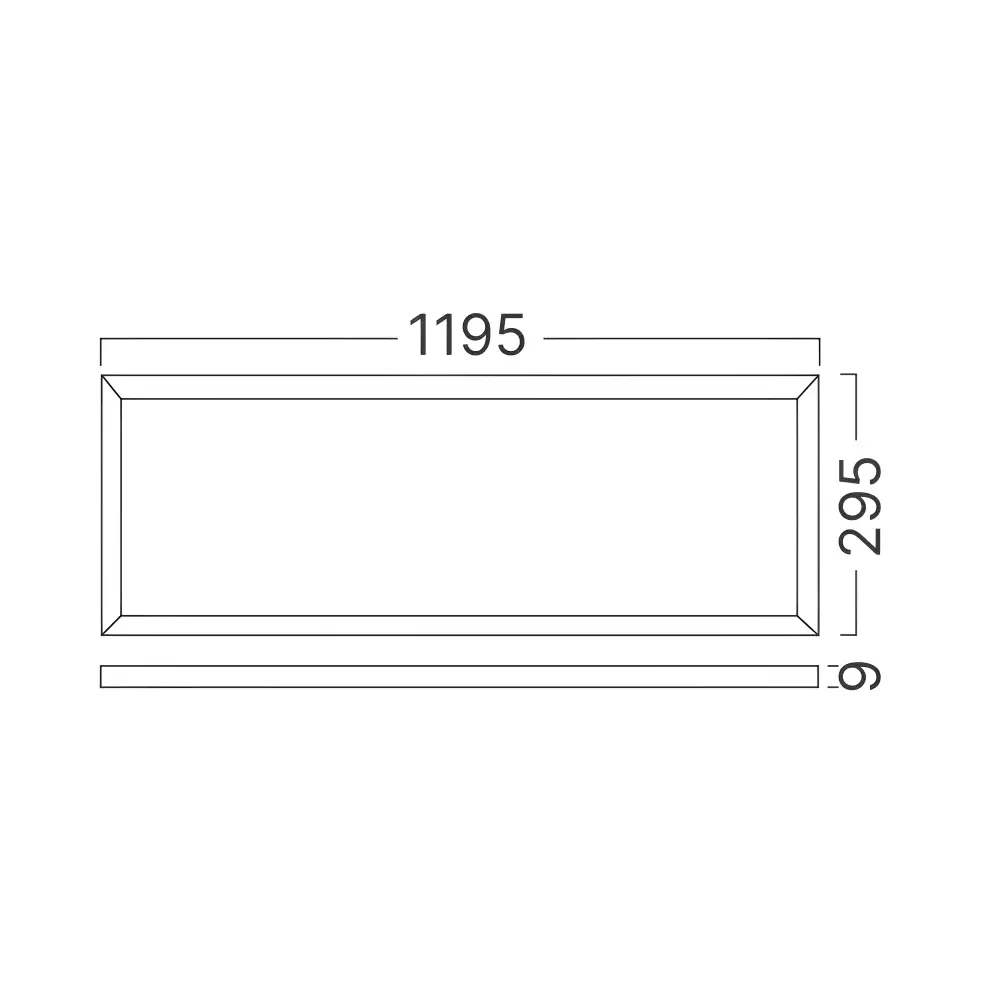 7. Ugradni LED panel pravougaoni 45W Braytron BP16-33180 CCT