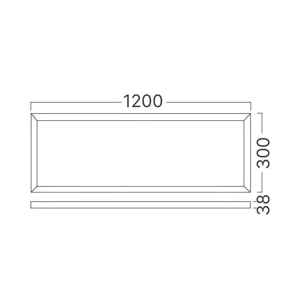 7. Nadgradni LED panel pravougaoni 50W Braytron BP25-53180 CCT