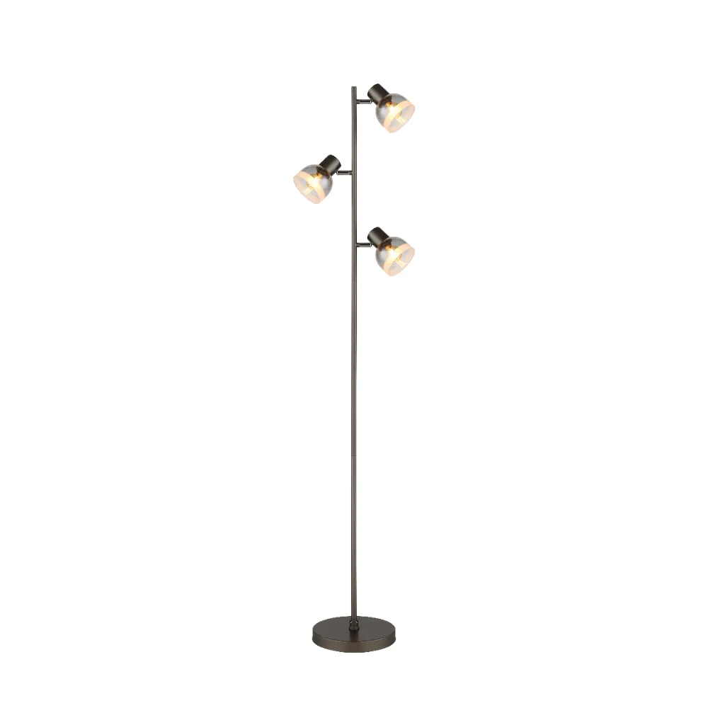 1. podna lampa Globo Kairo 54048-3S metalik