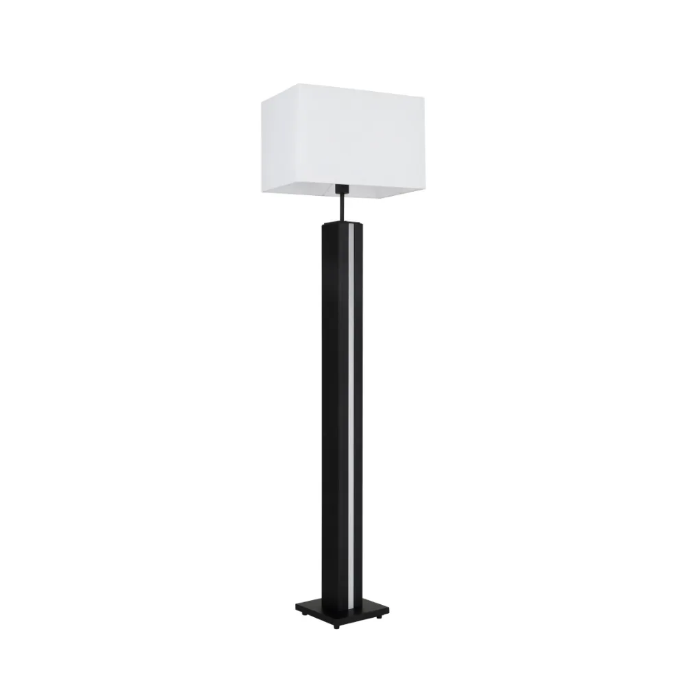 2. podna lampa Globo Forest 41130208 crna bela