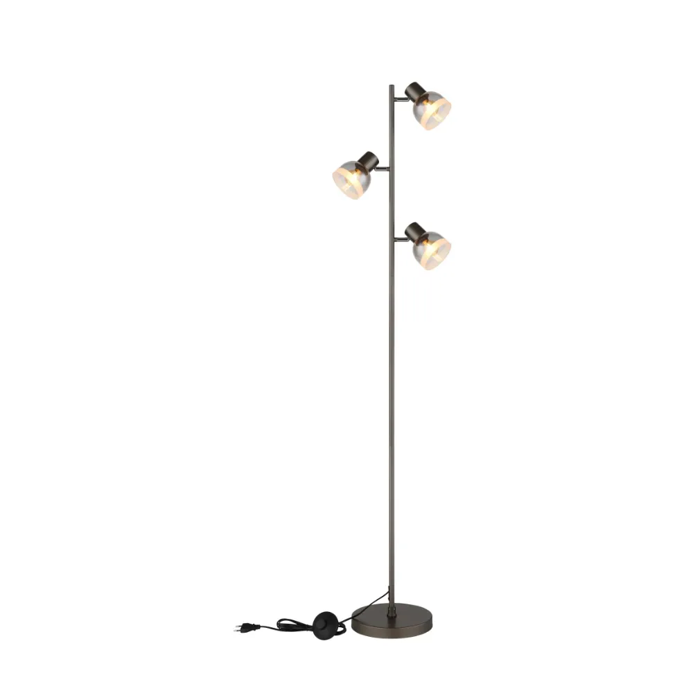 3. podna lampa Globo Kairo 54048-3S metalik
