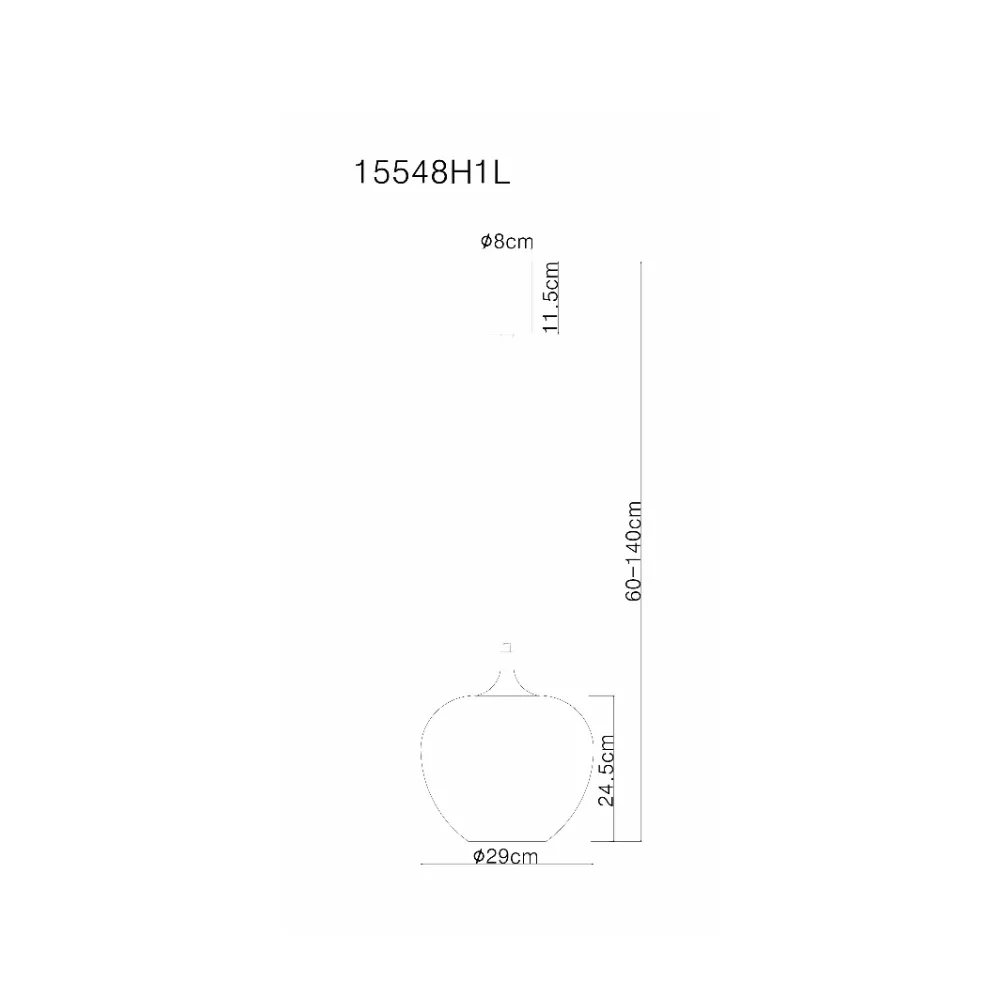 4. visilica Globo Maxy 15548H1L dimna
