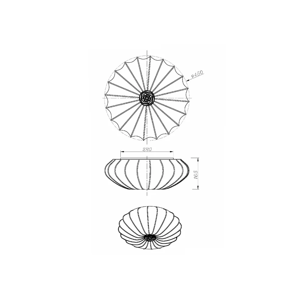 4. plafonjera Globo Liroa 48111S-3 bež